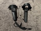 Htc Vive Virtual Reality Headset With Controllers And Cables