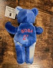 Sammy Sosa  21 Tie Dye Blue 1999 Salvino s Baby Bammer s Beanie Bear 8  W  Tags