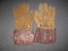 Ww2 Japanese Aviator  Gloves Wwii Original As Sent Home With Copy Of Authization