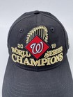 Washington Nationals New Era 2019 World Series Champions 39thirty Hat Cap Black