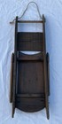 Antique Wooden Child s Snow Sled Handmade Primitive Rustic Winter Decor