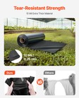 Vevor 10mil Plastic Sheeting Roll 5 X 100 Ft Heavy Duty Polyethylene Black