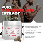 Fadogia Agrestis 1000mg 60 Vegan Capsules Non-gmo Performance Vitality Booste  