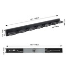 Led 55   Vanity 7 Light Modern Matte Black For Bathroom Mirror Wall Lamp Fixture