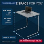Tv Tray Table   Portable Desk Folding Dinner Tray  Couch Table Trays For Eating