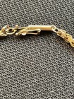 10k Yellow Gold Twisted Rope Chain 9    Ankle Bracelet Anklet 2 16g Signed