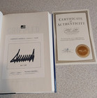 President Donald Trump Signed Autographed Book Crippled America W  Coa  6666