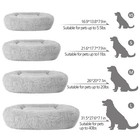 Plush Pet Bed Fluffy Soft Warm Cushion Dog Cat Crate Sleeping Kennel Mattress 