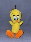 Looney Tunes Tweety 1990 Stuffed Plush Doll Toy Figure Vtg Bird Warner Yellow