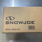 Snow Joe Compact 4-in-1 Telescoping Snow Broom With Ice Scraper   Blue Led New 