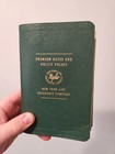 Vintage Nylic New York Life Insurance Rate Book Premium Rates Policy Values 1954