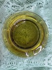 Vintage Flamingo Casino Hilton  Amber Glass Ashtray Las Vegas Nevada 4 25   