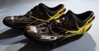 Sidi Shot Carbon Vent Size  47 Eu Mesh Road Shoes 3-bolt Black Yellow