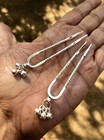 925 Silver 2 Pc Handmade Juda Pin  Hair Bun Stick  11 Grams  6 5 Cm Length