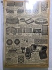 1918 Antique Montgomery Ward Catalog Page Buttons Embroidered Goods