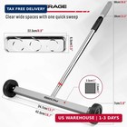 Magnet Sweeper Magnetic Nail Roller  17-inch Heavy Duty Magnet Nail Pickup Rolli