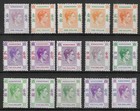Hong Kong 1938-52 Gvi Definitive Collection To  10 Mint Cat  2600  45v 