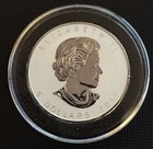 2017 Canada  5 1oz Silver Maple Leaf With Rooster Privy