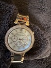 Michael Kors Original Mk5354 Women s Parker Gold Crystal Stainless Steel Watch