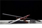 195cm Hunting Battle Spear Sharp Spearhead Folded Steel Blade Long Steel Handle