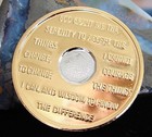 Gold Silver Bi Plated Alcoholics Anonymous Aa 8 Year Medallion Coin Chip Token