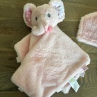 Pink Baby Lovey Plush Security Blanket Lovey Elephant Llama Ow Bear Lot Of 5