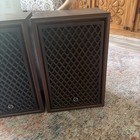  2  Sansui Sp-30 2 Way Bookshelf Speakers    8 Ohm 20w    Solid Wood    Japan