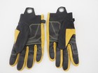 Mountain Hardwear Medium Belay Gloves Goat Leather Black tan Excellent Condition