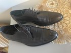 Vintage Black Leather Shoes   2010s Classic Style Coupe London