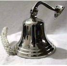 7 Inch Big Nautical Solid Brass Ship s Boat Bell Marine Maritime Wall Decor Gift