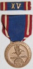 Original Nebraska National Guard Faithful Service Medal And 15 Year Ribbon Bar