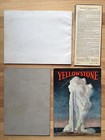 1927 Vintage Yellowstone Railroad Travel Guide Wyoming Photographs Bundle Rare