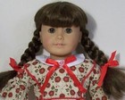 Historical Prairie Dress Red Floral Doll Clothes For 18  American Girl  debs  