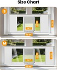 Naizea Pet Cat Door For Window  Adjustable 22 83 -34 65 w Window Cat Door Insert