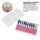 10pcs Nail Art Grinding Drill Bits Nail Remover Set For Manicure 