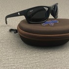 Maui Jim Polarized Sunglasses  776-utd  Matte Black grey Lenses 