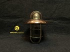 Vintage Brass   Copper Bulkhead Wall Light Fixture   Nautical Scone