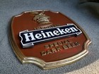 Vintage Nos Heineken Imported Special Dark Beer Wall Display Bar Sign