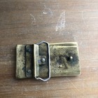 Vintage Solid Brass Budweiser Belt Buckle Heavyweight