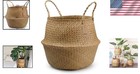 Chic 12 d X 14 h Woven Seagrass Belly Basket - Perfect For Homes And Outdoor Use