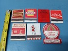 Lot Of 7 Miscellaneous Red Vintage Matchbooks  ll 