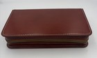 Vintage Top-grain Cowhide Leather Travel Kit Case W men s Grooming Vanity Set