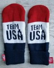 Team Usa Mittens Winter Olympics Red White Blue Unisex 