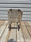 Antique Funeral Folding Cart Trolley Coffin Stand Casket 