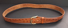 Vtg Bsa Lost Lake Scout Reservation Hand Tooled Leather Belt Size 42