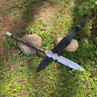 Custom Handmade Carbon Steel Blade Survival Spear Sword - Hunting Spear Sword