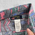 Vtg Ruddock Bros Shirt Mens L Large Western Aztec Button Up Extra Long Tail