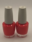Opi Nature Strong Nail Lacquer Once And Floral Nat 011 Coral Gloss 15ml Lot Of 2