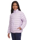 Eddie Bauer Girls Packable Down Jacket Size Medium  7-8  Lilac 650 New