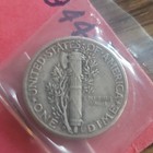 1944 D Mercury Dime 10c  Full Bands 